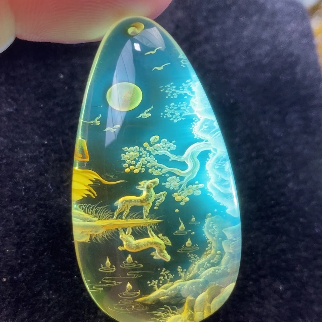 金珀未镶嵌吊坠(不含链)