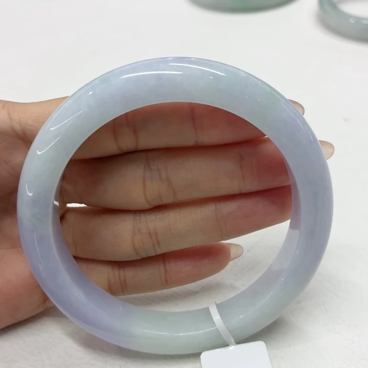 翡翠未镶嵌手镯缅甸翡翠手镯62.7