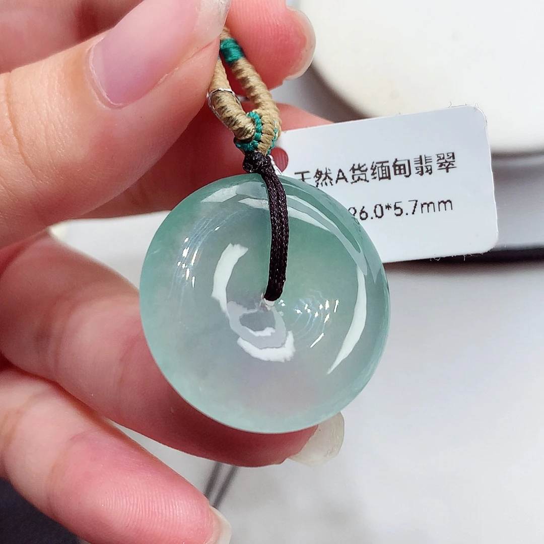 翡翠未镶嵌颈饰翡翠111，26/5.7