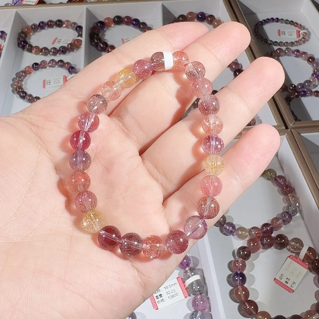 未镶嵌手链水晶仙女糖果色系超七7.7mm