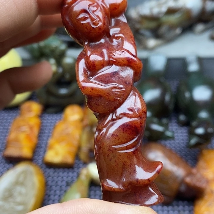 未镶嵌蛇纹石玉颈饰