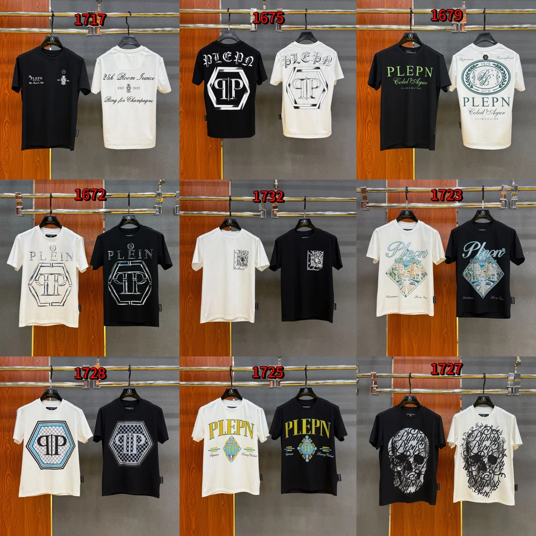 PLIPHPP PLEPN正品PP 2025年夏季新款修身休闲运动时尚T恤合集