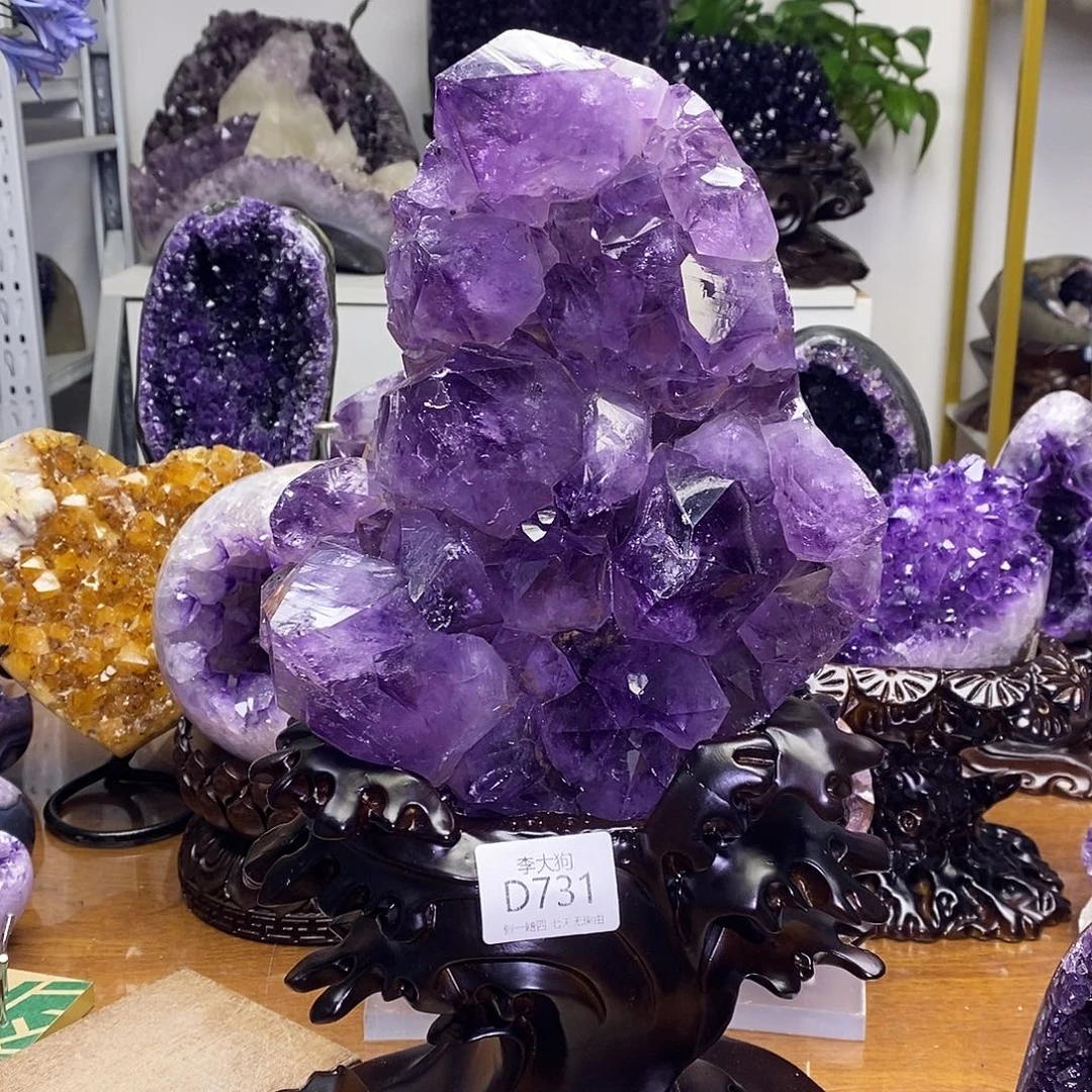 紫晶大型摆件（非配饰）未镶嵌