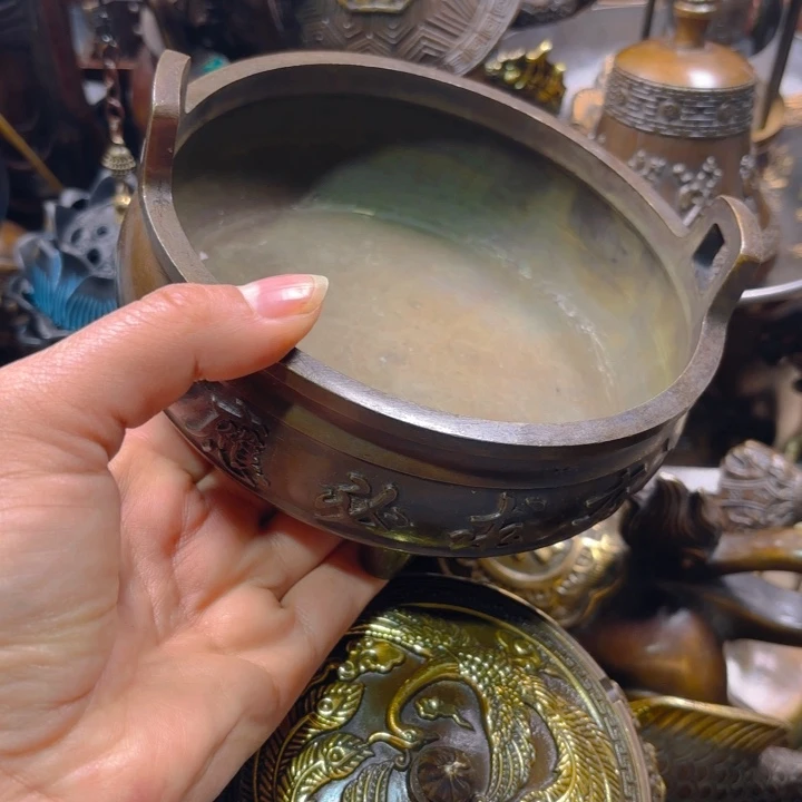 铜器摆件收收藏藏