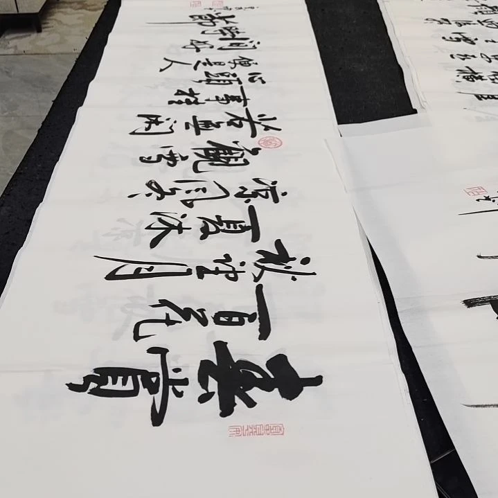 翰墨白武坤老师作品一副
