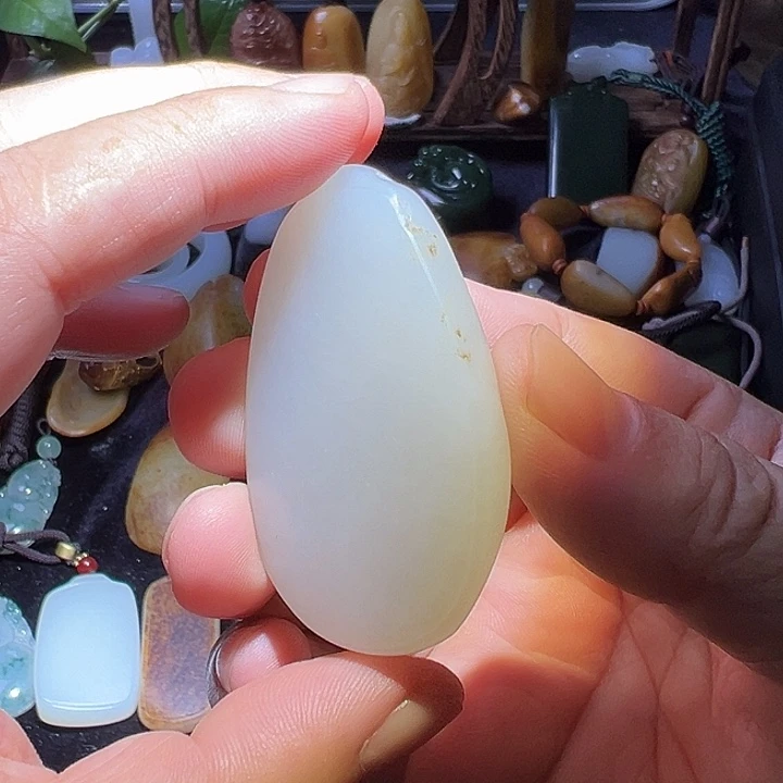 和田玉未镶嵌吊坠(不含链)