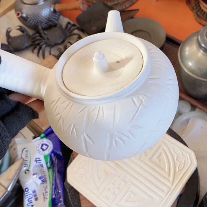 蜜安罐瓷香炉锡茶则