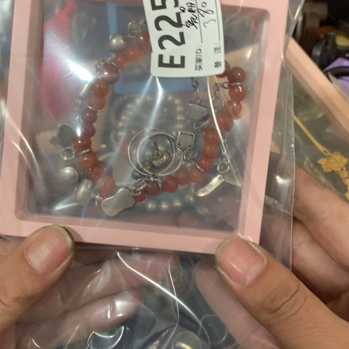 亮****大理石磁石直播链接饰品