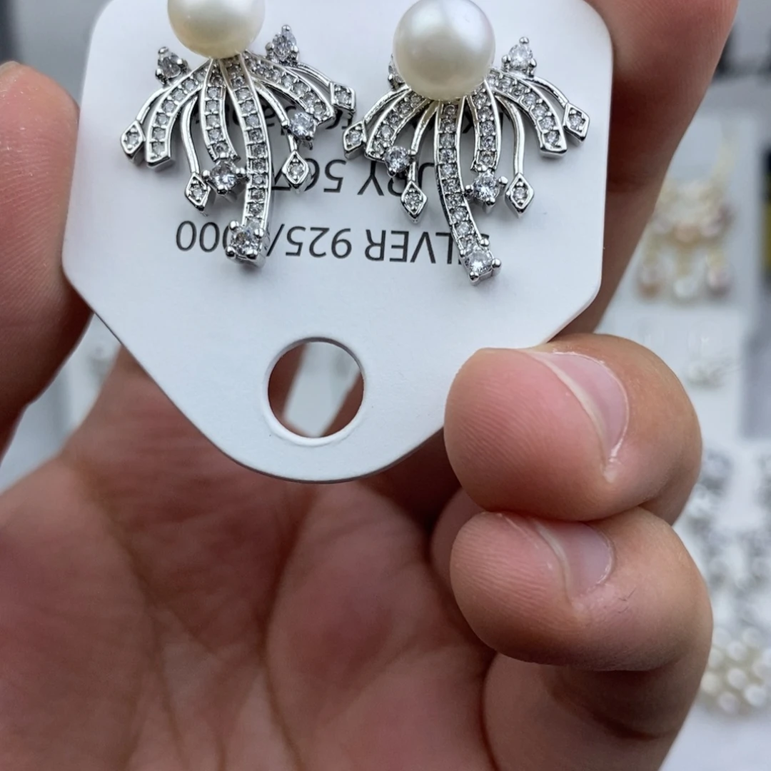 耳饰未镶嵌淡水珍珠