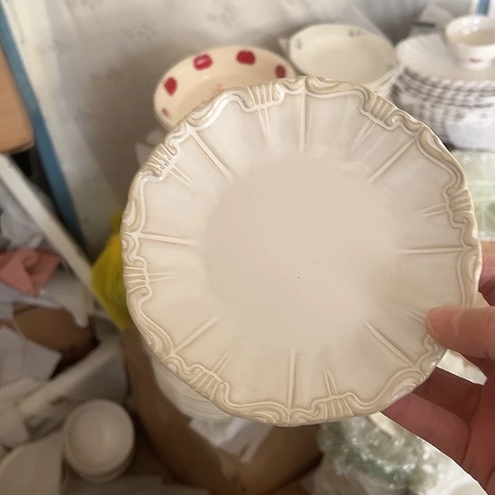 瓷片默认瑕疵商品洛可可6个