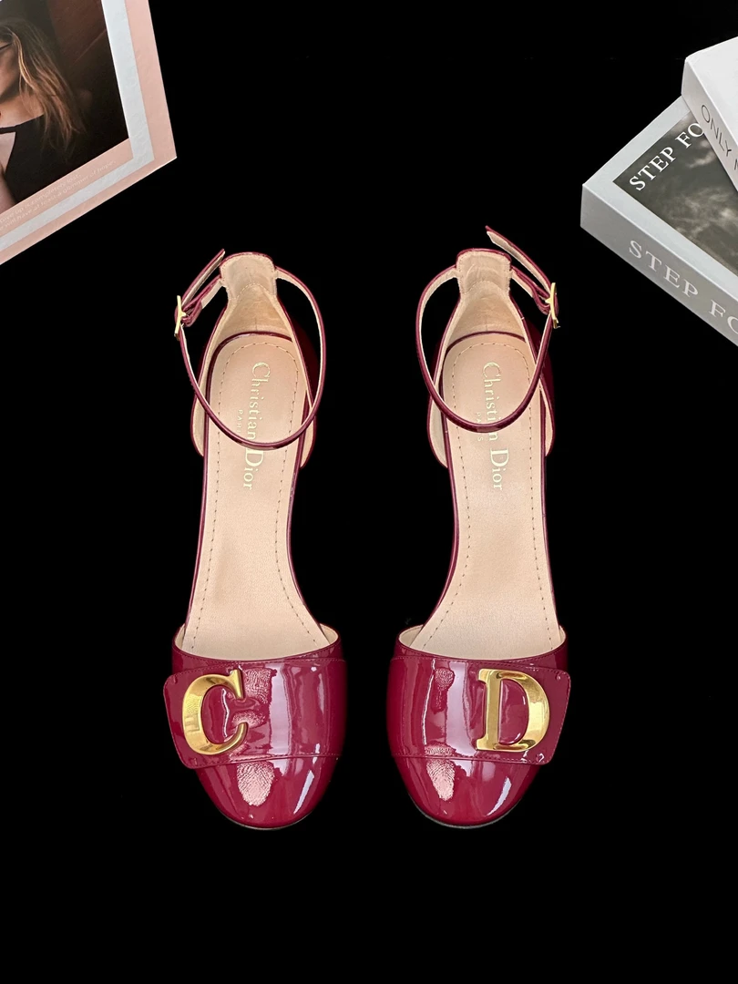 未使用 DIOR/迪奥 迪奥 女士玛丽珍尖头高跟鞋优雅气质穿搭时尚