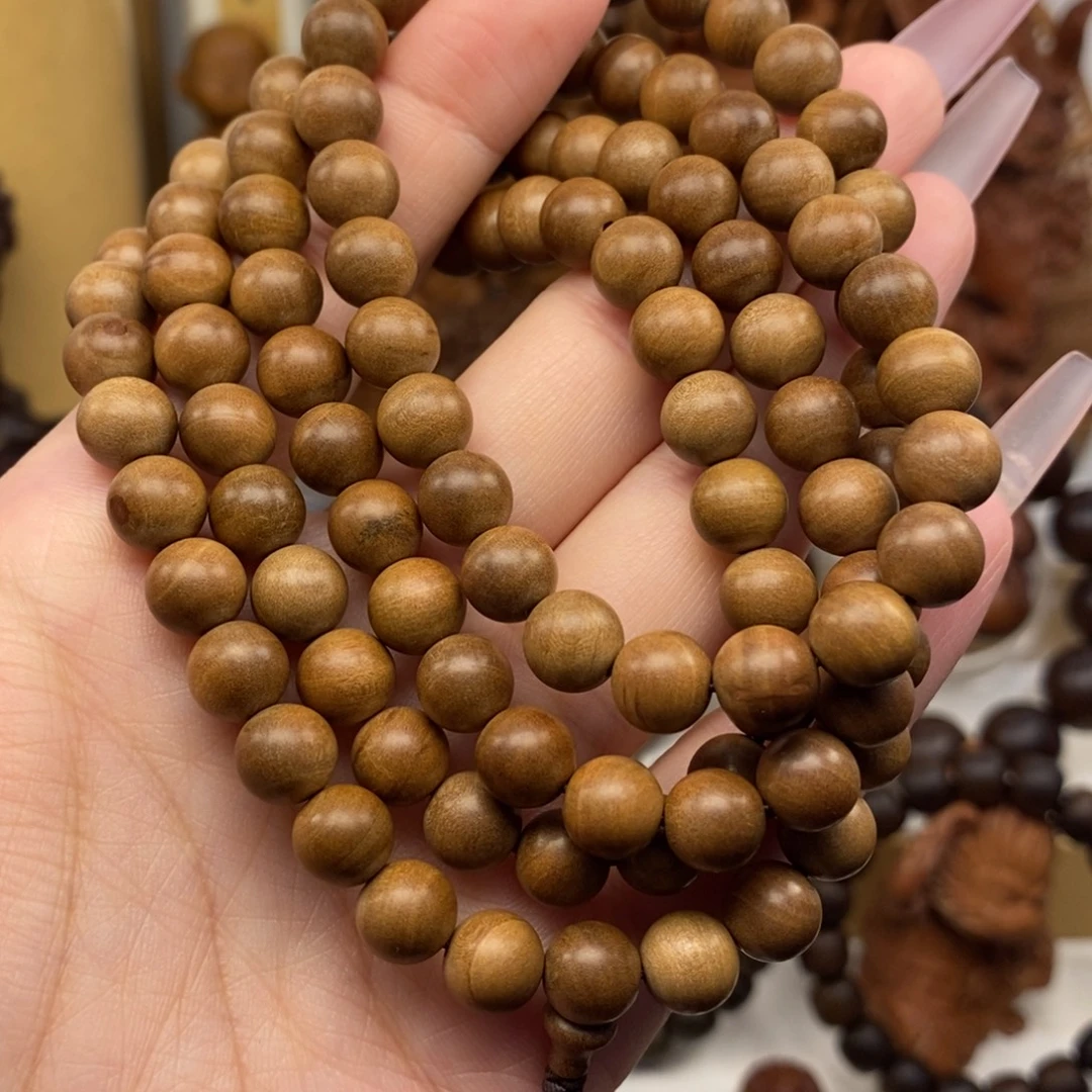 手串/手链檀香木迈索尔老山檀香08.108奶香，瑕
