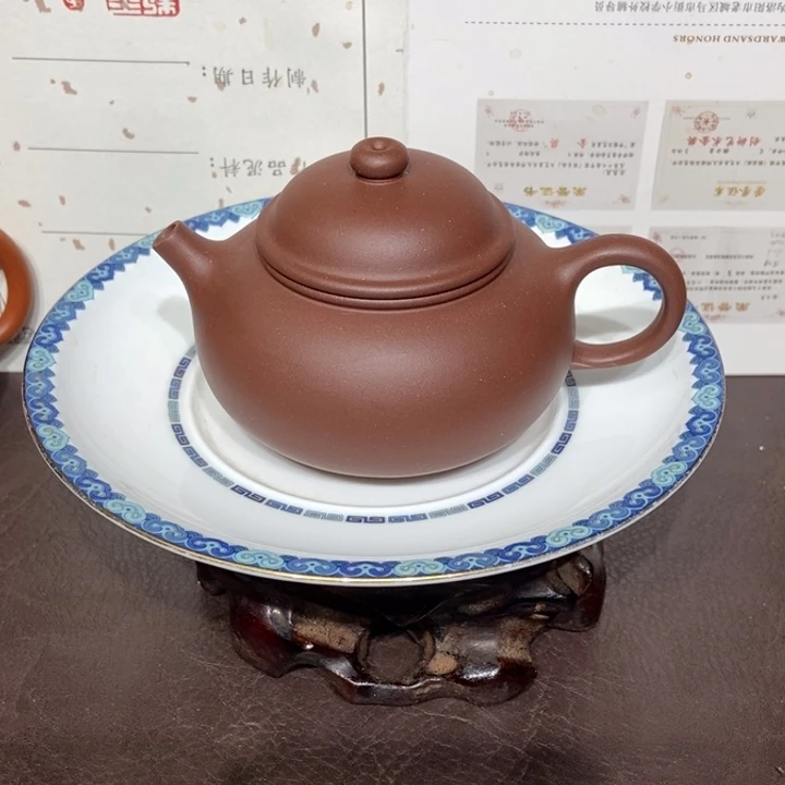 茶壶紫砂全手微瑕160容量