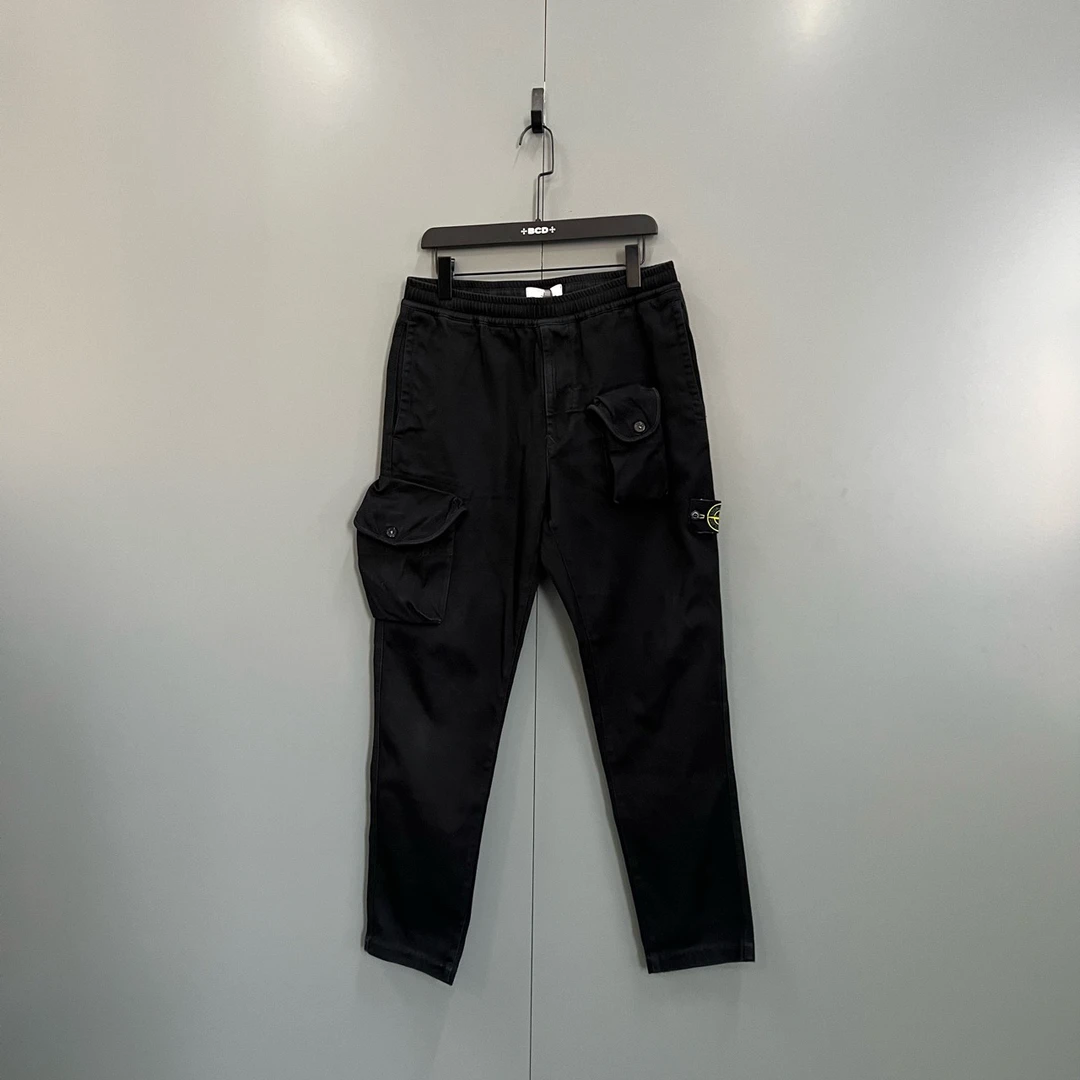 95新 STONE ISLAND （ll）黑色工装裤 32码/95新102351