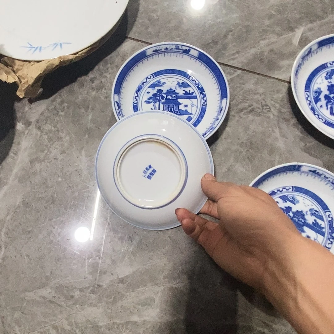 我***法摆件陶景德镇陶瓷14公分2个