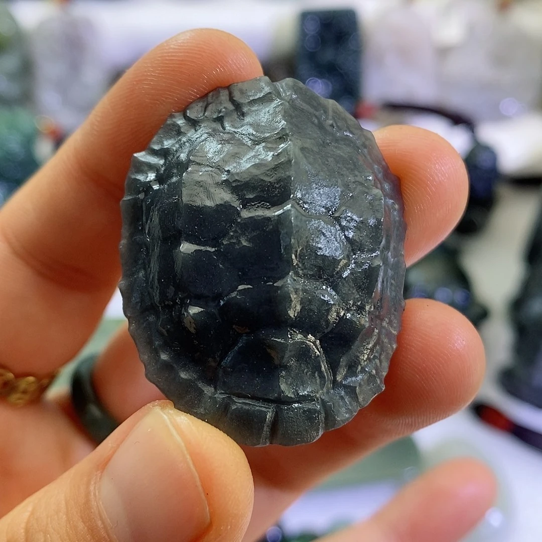 和田玉（糖玉）颈饰足铂镶嵌