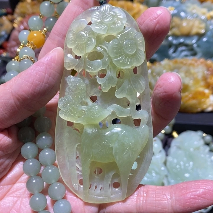 岫玉岫玉吊坠未镶嵌