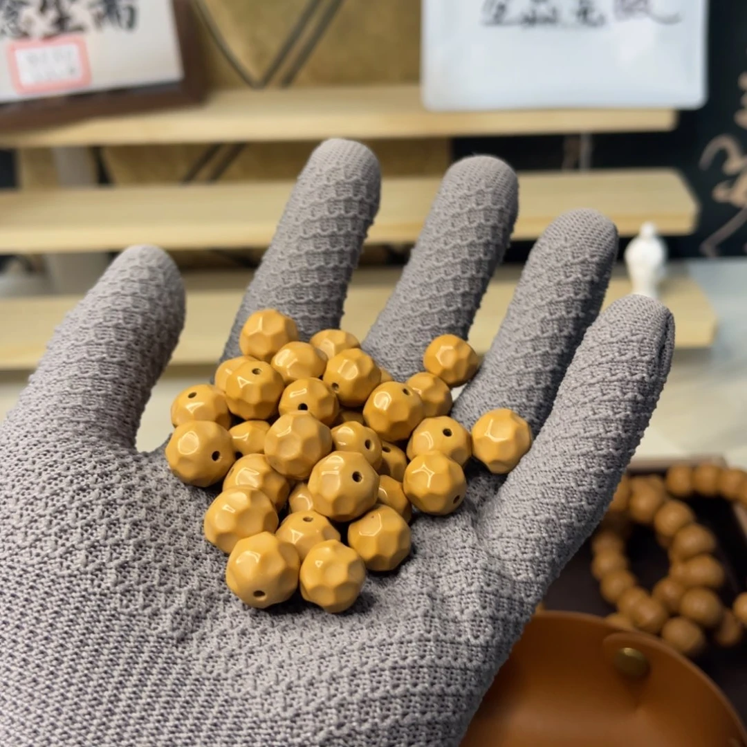 猴头核桃手串奶酪散珠1