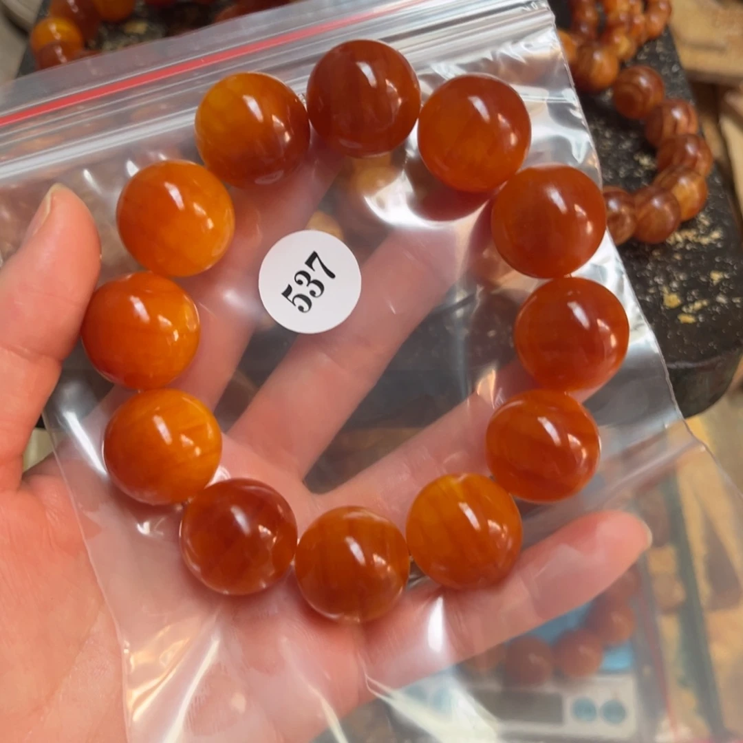 松木（琥珀木）手串/手链y****r537号2.1包浆