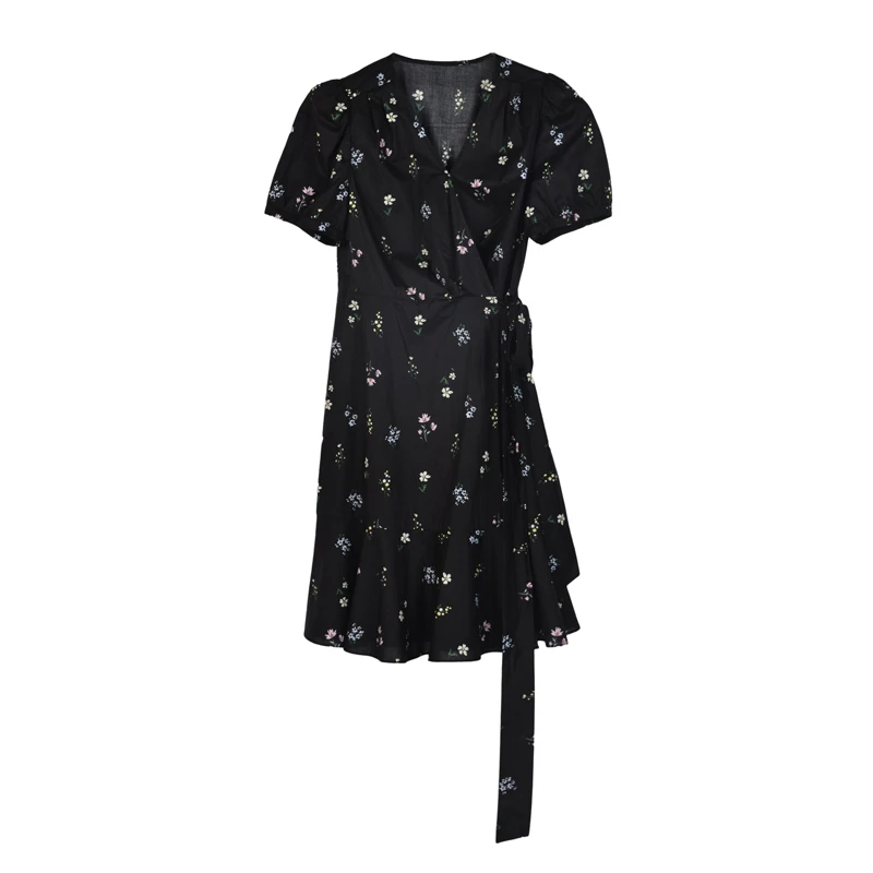 【YZ专属】夏季连衣裙女碎花显瘦短裙子25L7001