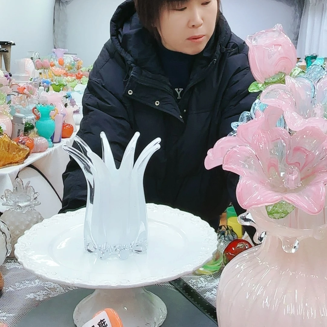 福利不退不换琉璃花瓶艺术品