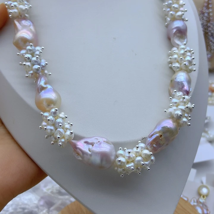 淡水珍珠颈饰未镶嵌皮***头