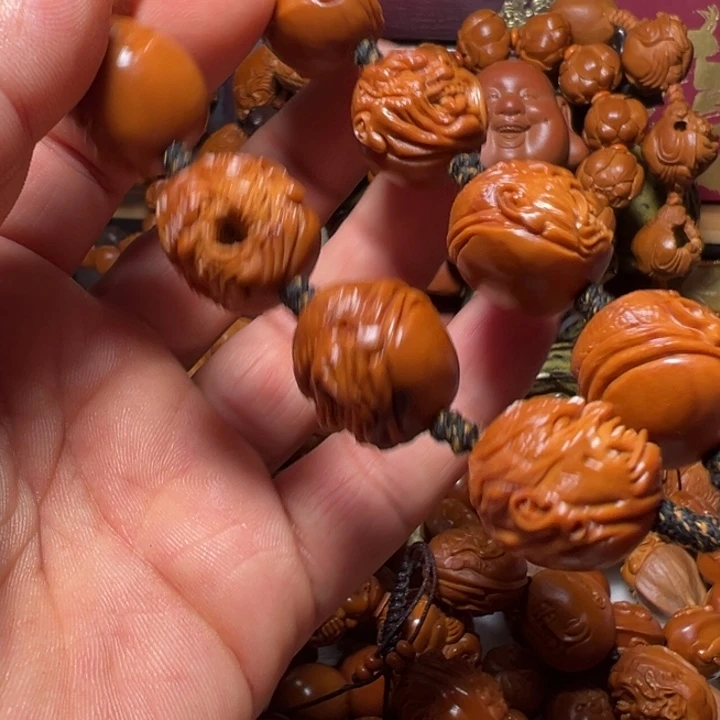 *****橄榄核手串/手链泛油六道恶僧