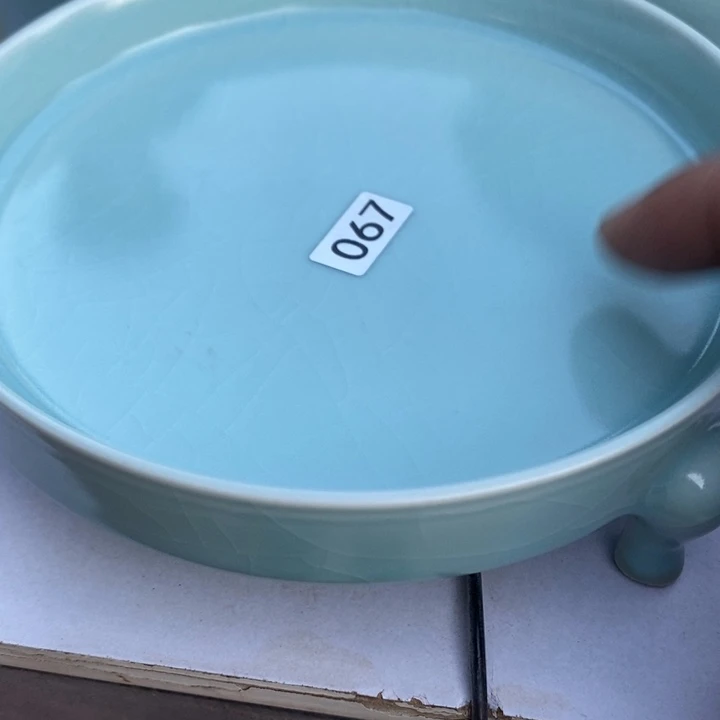 摆件不*抱朴汝瓷仿古微瑕