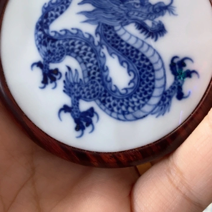 行***驼瓷片瓷片镶嵌挂件
