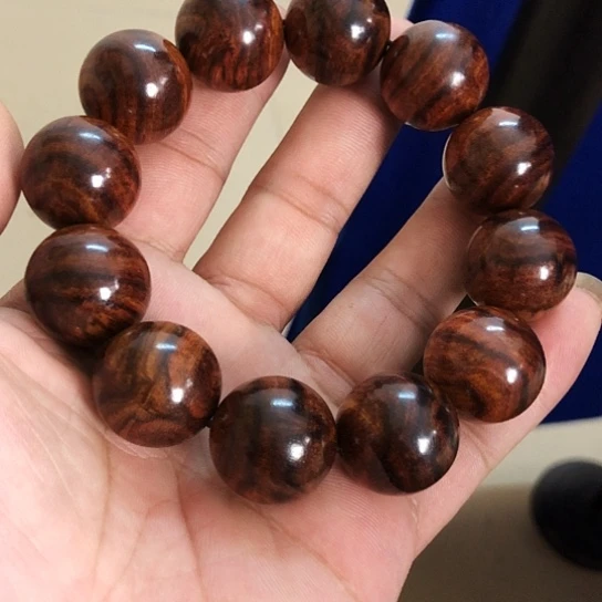 大***浪黄花梨/降香黄檀手串/手链2.0紫油梨手串