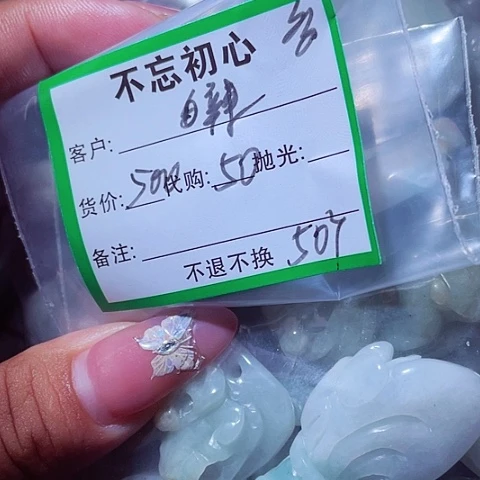 辣***翠翡翠未镶嵌颈饰缅甸