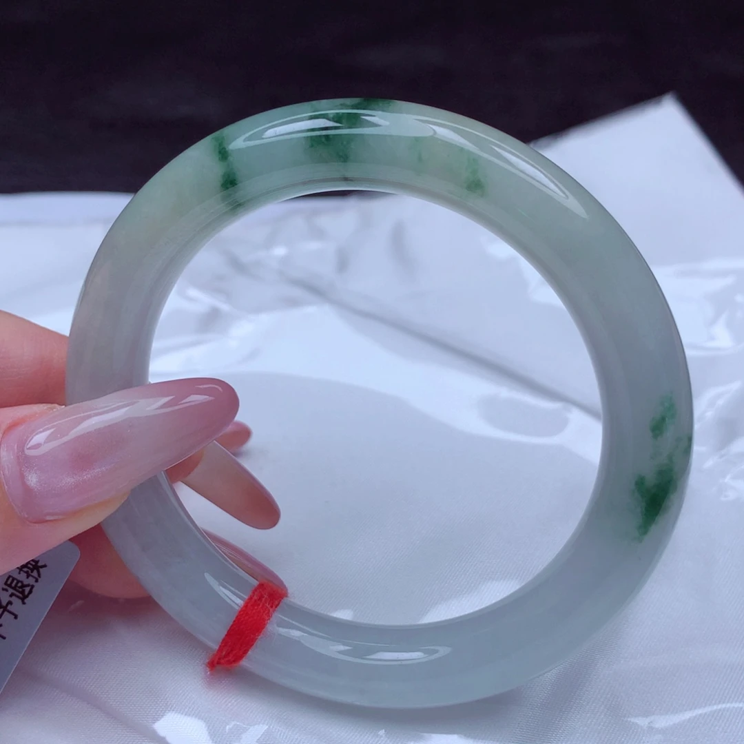 翡翠未镶嵌手镯手镯55