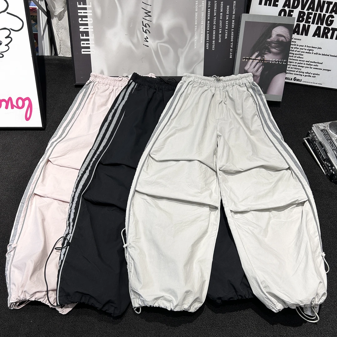 HK潮牌儿童工装裤2025春装新款中大童裤子春夏休闲裤8986