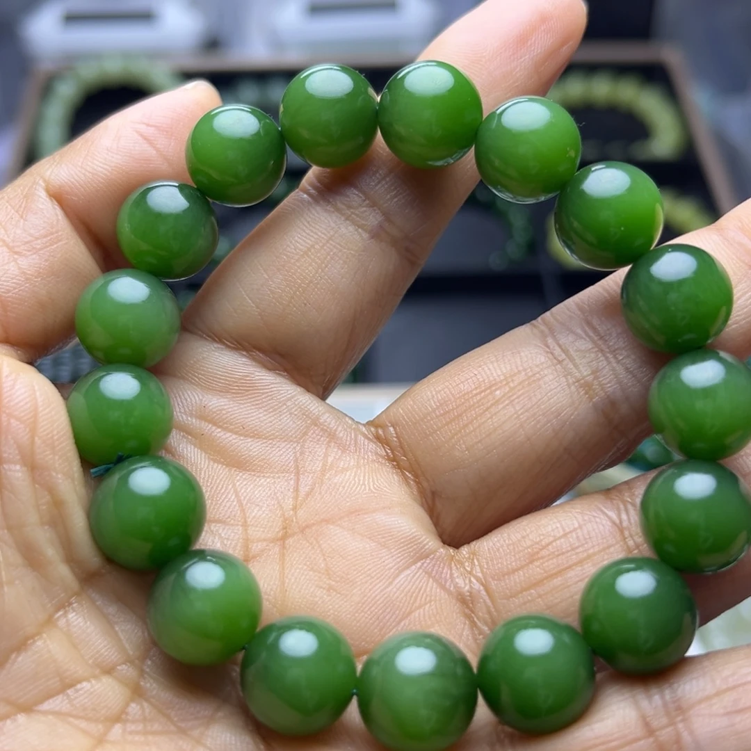 和田玉（碧玉）未镶嵌手串
