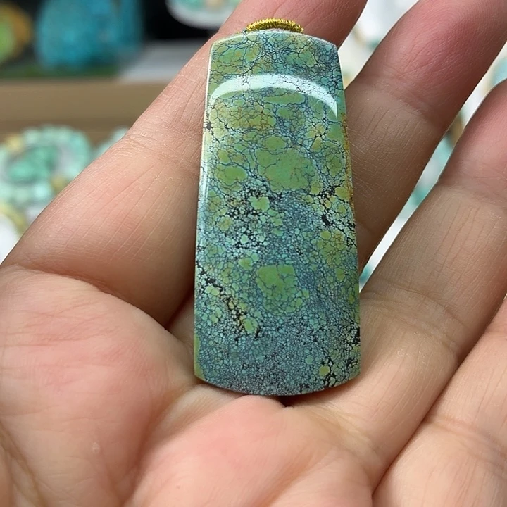 绿松石未镶嵌吊坠(不含链)幸***者