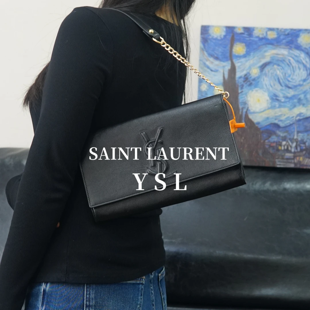 95新 YSL/圣罗兰 黑色单肩包/AR01713026/3026
