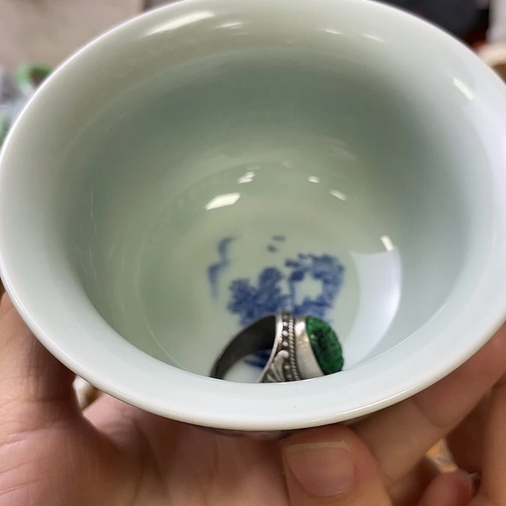 c***l散珠翡翠精美雕刻物件物件