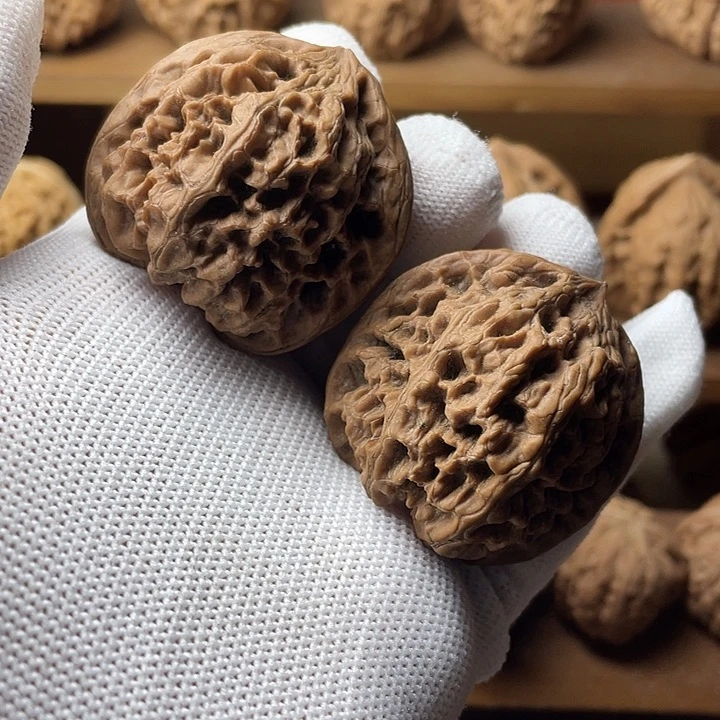 吊坠文玩核桃野牛狮子头41