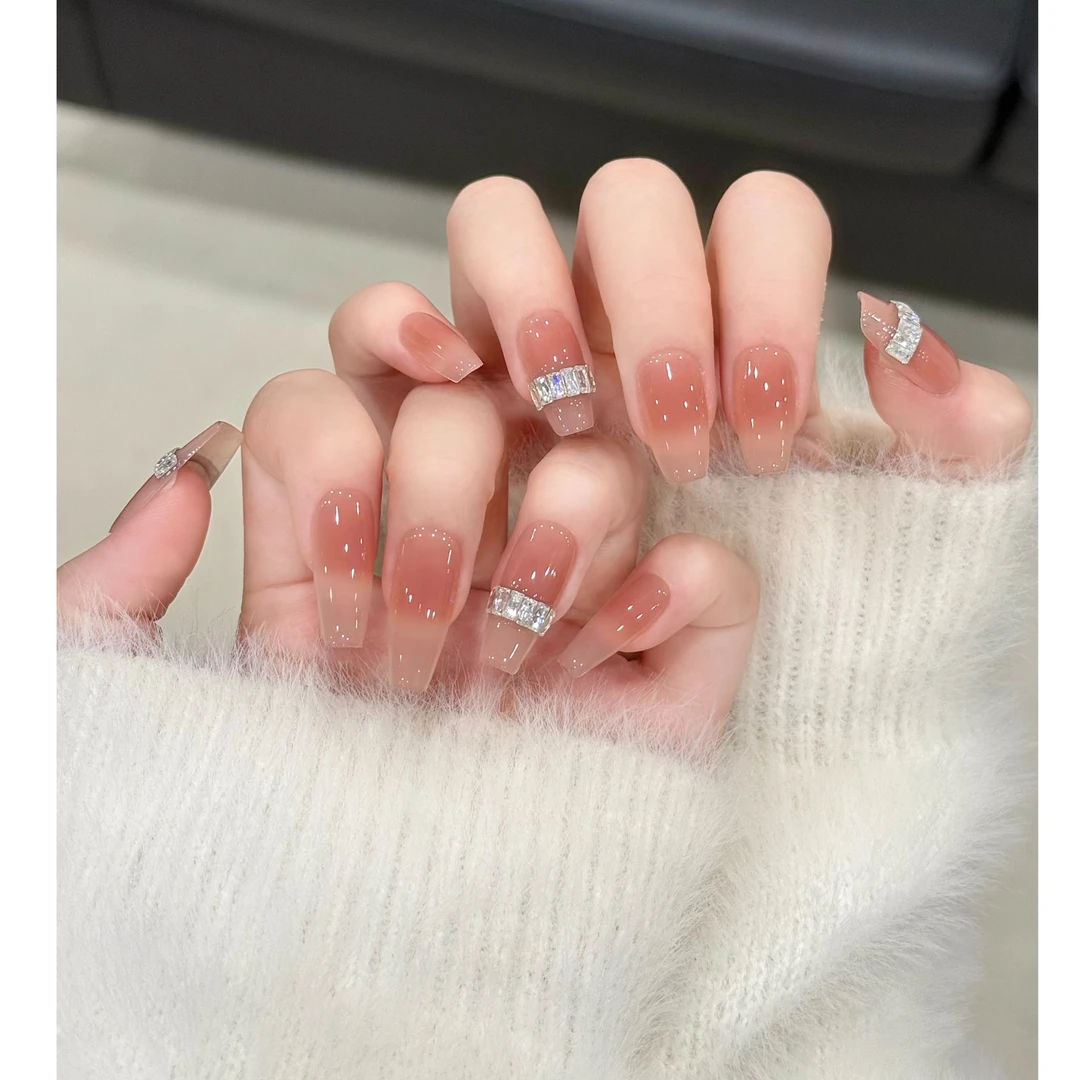 茉哉阳阳【水木年华】纯手工定制美甲拆卸穿戴甲A4644