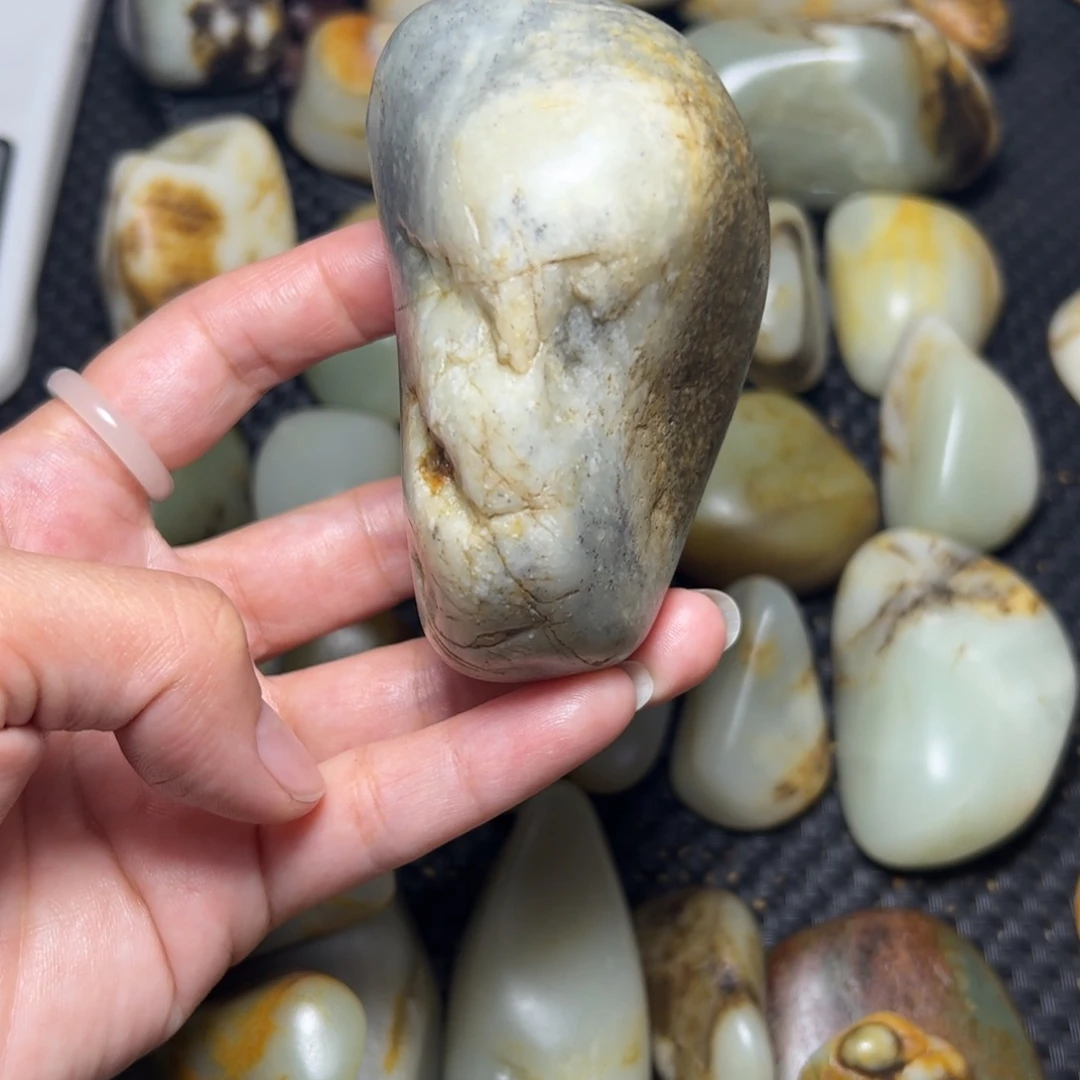 和田玉未镶嵌挂件40