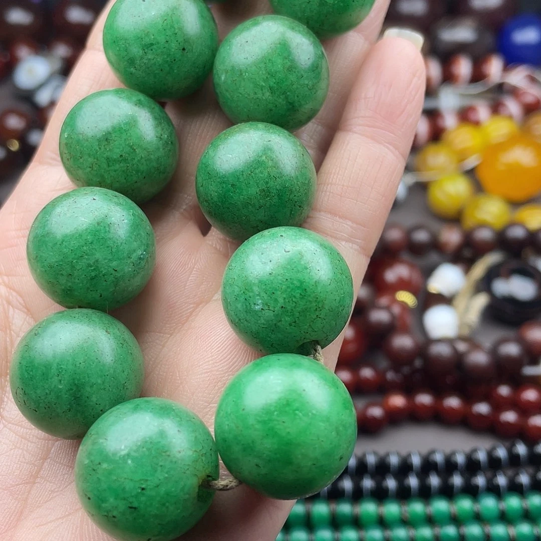 江***子玛瑙/玉髓未镶嵌颈饰