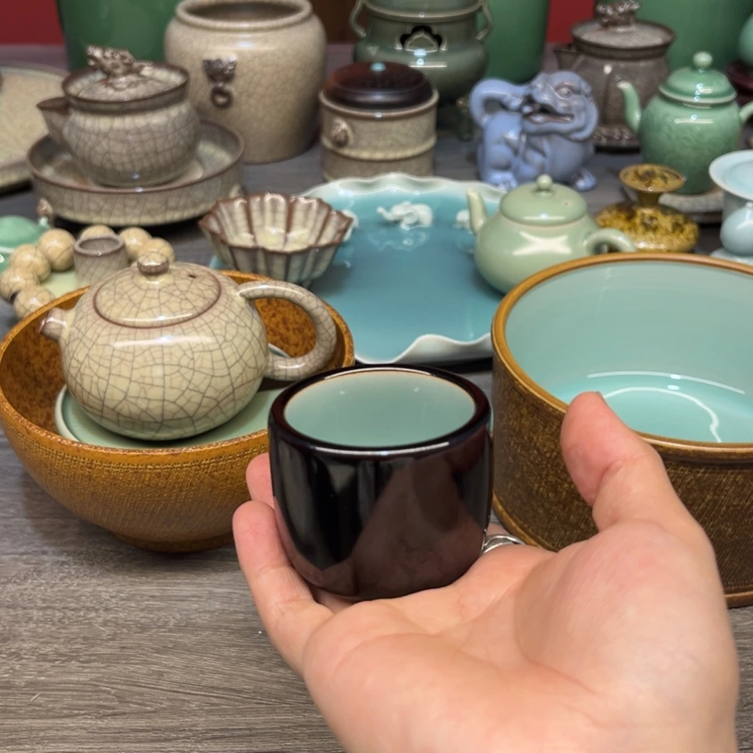 黄灿  墨玉  扳指杯