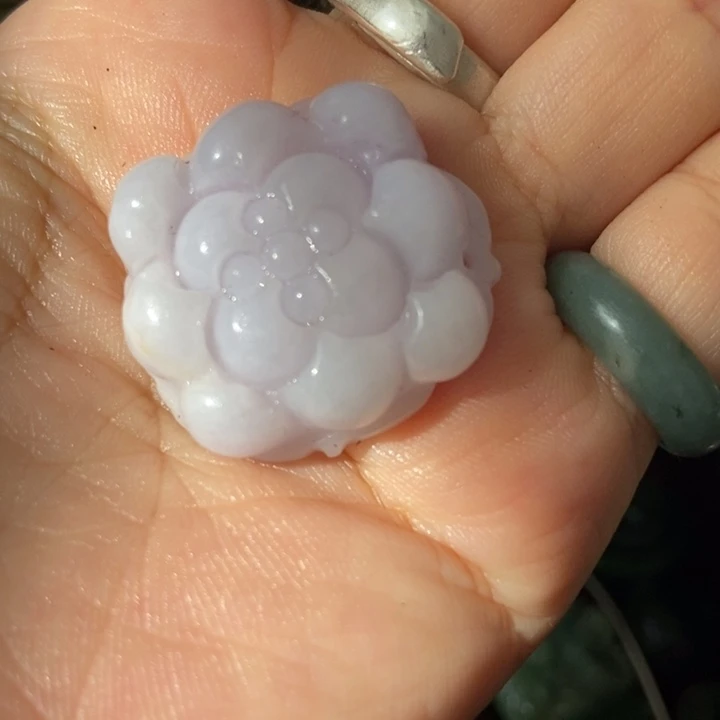 翡翠散珠手牌孔紫翡