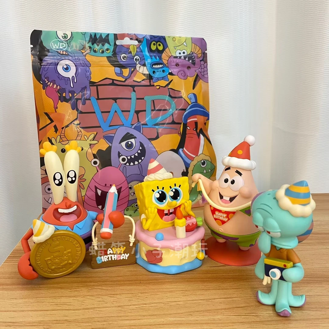 海绵宝宝生日派对系列高级可爱礼物家居车载摆件装饰送人
