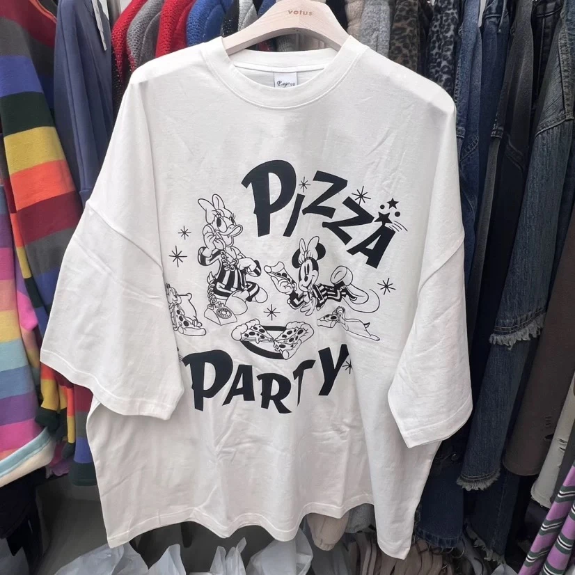 韩国东大门正品代购，PIZZA迪士尼短袖（butuibuhuan）