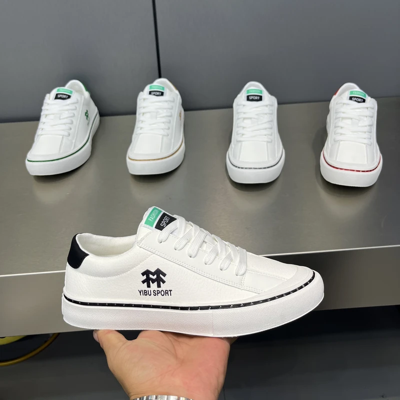 DJ68-633秋季新款韩版低帮男鞋皮面舒适百搭休闲鞋男士板鞋