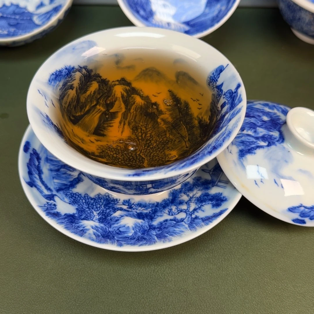 陶景德镇纯手绘茶具圆圆253
