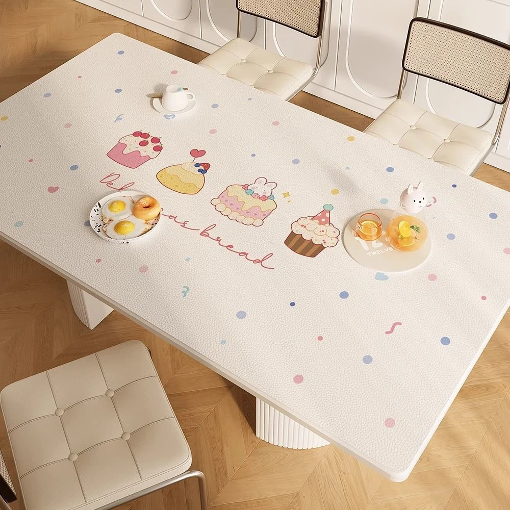 餐桌垫防水防油免洗餐垫隔热防烫耐磨茶几垫可爱卡通pvc餐桌布