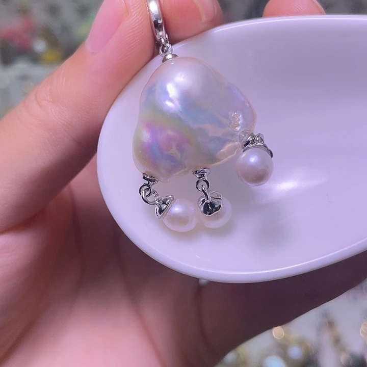 颈饰合金淡水珍珠33