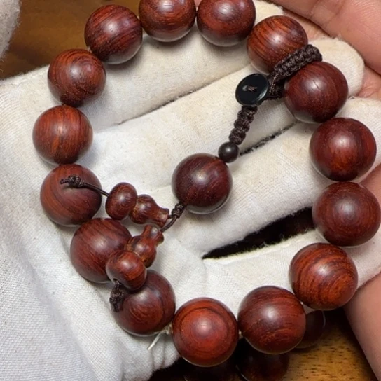 檀香紫檀（小叶紫檀）全陈化老料1.5串